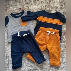 Old Navy Kids Matching Set - Navy, Gray, and Orange